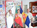 Formal flag salute at the club premises of the Rotary Club of Machico Santa Cruz